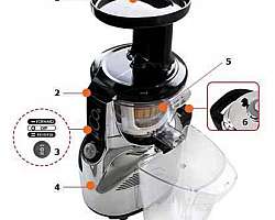 Extrator de suco 500w Extrator de suco 500w