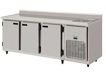 Balcão refrigerado com pia Balcão refrigerado com pia