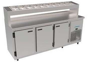 Balcão refrigerado condimentadora Balcão refrigerado condimentadora