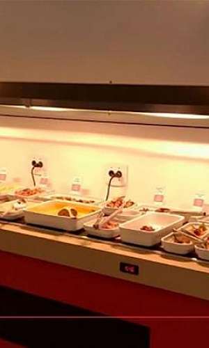 Balcão self service quente e frio Balcão self service quente e frio