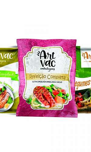 Embalagem para comida congelada Embalagem para comida congelada