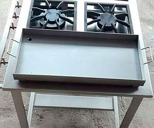 Fogão industrial em aço inox Fogão industrial em aço inox