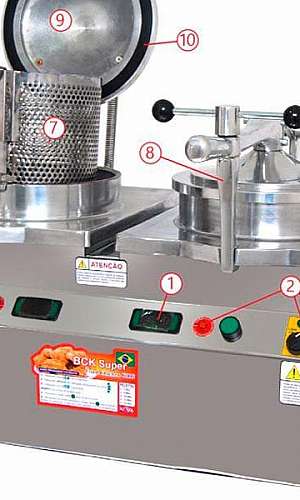 Fritadeira de frango a passarinho Fritadeira de frango a passarinho