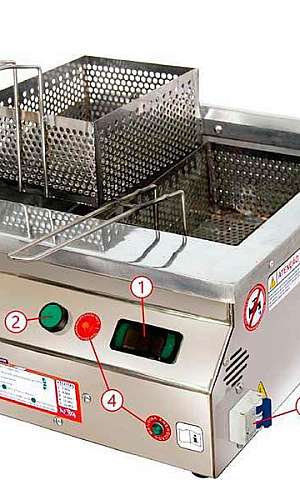 Fritadeira industrial de frango Fritadeira industrial de frango