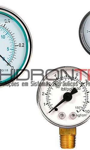 Manômetros industriais Manômetros industriais