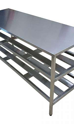 mesa de aço inox para cozinha industrial mesa de aço inox para cozinha industrial