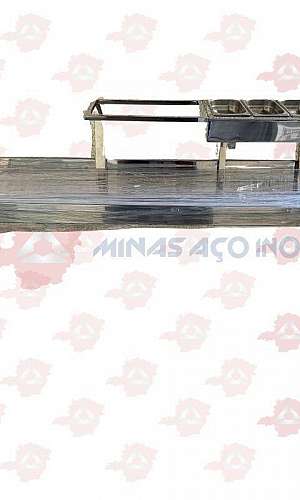 Mesa de aço inox para padaria Mesa de aço inox para padaria