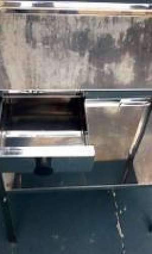 Mesa para empanar frango Mesa para empanar frango