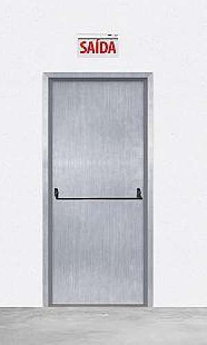 Porta corta fogo industrial p90 Porta corta fogo industrial p90
