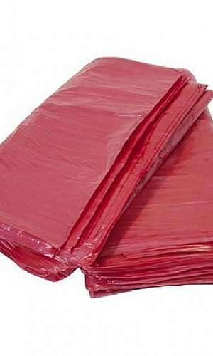 Saco lixo vermelho Saco lixo vermelho